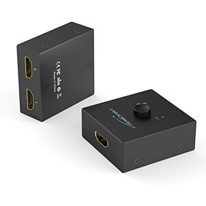 KabelDirekt – Obousměrný HDMI Switch (HDMI Splitter, Full HD 1080p, 4K Ultra HD 2160p, 3D/CEC/HEC/Deep Color) KabelDirekt – Obousměrný HDMI Switch (HDMI Splitter, Full HD 1080p, 4K Ultra HD 2160p, 3D/CEC/HEC/Deep Color)