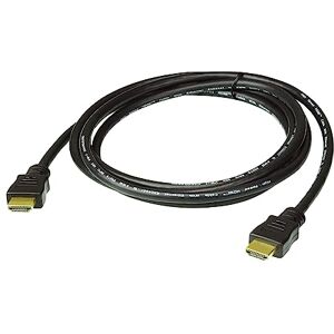 Aten 2L-7D02H-1 High Speed True 4K HDMI Kabel mit Ethernet, schwarz, 2 m Aten 2L-7D02H-1 High Speed True 4K HDMI Kabel mit Ethernet, schwarz, 2 m
