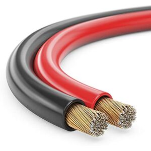 toolcity Kabel reproduktoru (dvojitá kabel) 2 x 0,75 mm² (reproduktorový kabel/audio kabel) 50 m červený/černý toolcity Kabel reproduktoru (dvojitá kabel) 2 x 0,75 mm² (reproduktorový kabel/audio kabel) 50 m červený/černý