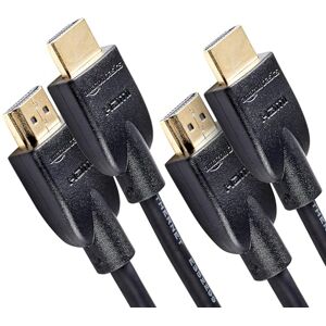 Amazon Basics 4K HDMI kabel, 3 m, 18 Gbit/s Highspeed s Ethernetem, 4K@60Hz, 2 kusy, 2160p, černý Amazon Basics 4K HDMI kabel, 3 m, 18 Gbit/s Highspeed s Ethernetem, 4K@60Hz, 2 kusy, 2160p, černý