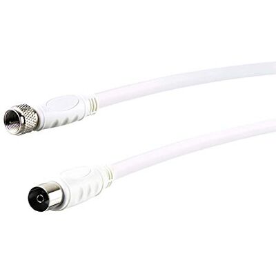 SCHWAIGER -KVCKHQ191 532-SAT-anténní adaptér kabel / 1,5 m připojovací kabel/konfekcionovaný/ 90 dB/ 2násobný stíněný/konektor F > IEC zdířka/bílá SCHWAIGER -KVCKHQ191 532-SAT-anténní adaptér kabel / 1,5 m připojovací kabel/konfekcionovaný/ 90 dB/ 2násobný stíněný/konektor F > IEC zdířka/bílá