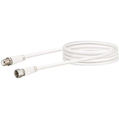 SCHWAIGER GmbH KVCVHQ15 532- SAT-anténní adaptér kabel / 1,5 m připojovací kabel/konfekcionovaný/ 90 dB/ 2násobný stíněný/konektor F > F konektor/bílá, KVCVHQ15532 SCHWAIGER GmbH KVCVHQ15 532- SAT-anténní adaptér kabel / 1,5 m připojovací kabel/konfekcionovaný/ 90 dB/ 2násobný stíněný/konektor F > F konektor/bílá, KVCVHQ15532