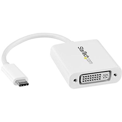 StarTech.com USB-C na DVI adaptér – USB typ C DVI konvertor pro MacBook, Chromebook, Dell XPS nebo jiná zařízení USB-C bílý StarTech.com USB-C na DVI adaptér – USB typ C DVI konvertor pro MacBook, Chromebook, Dell XPS nebo jiná zařízení USB-C bílý