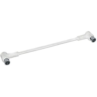 Axing SAK02102 F-Quickfix Patchkabel 20 cm Koaxialkabel mit F-Winkelstecker weiß Axing SAK02102 F-Quickfix Patchkabel 20 cm Koaxialkabel mit F-Winkelstecker weiß