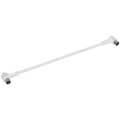 Axing SAK04102 F-Quickfix Patchkabel 40 cm Koaxialkabel mit F-Winkelstecker weiß Axing SAK04102 F-Quickfix Patchkabel 40 cm Koaxialkabel mit F-Winkelstecker weiß