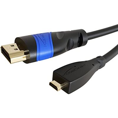 KabelDirekt Micro HDMI kabel / kompatibilní s HDMI 2.0a/b, 2.0, 1.4a (Ultra HD, 4K, 3D, Full HD, 1080p, HDR, ARC, Highspeed s ethernetem) – FLEX Series KabelDirekt Micro HDMI kabel / kompatibilní s HDMI 2.0a/b, 2.0, 1.4a (Ultra HD, 4K, 3D, Full HD, 1080p, HDR, ARC, Highspeed s ethernetem) – FLEX Series