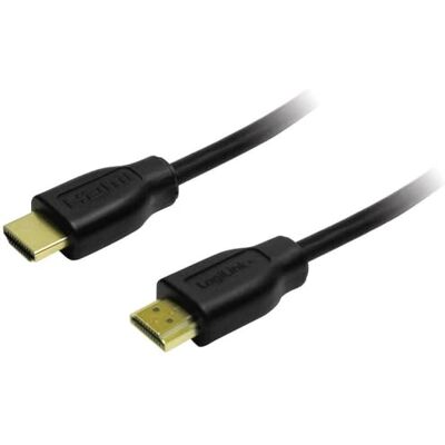 LogiLink CH0038 HDMI High Speed s Ethernetem (V1. 4) kabel, 2X 19-pin Male (zlatý), černý, 3m LogiLink CH0038 HDMI High Speed s Ethernetem (V1. 4) kabel, 2X 19-pin Male (zlatý), černý, 3m