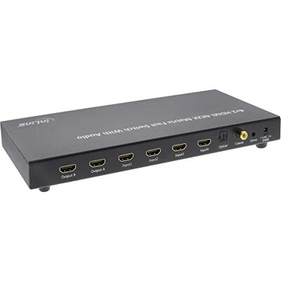 InLine 65011K HDMI Matrix Switch / přepínač, 4K2K, 4 vstupy na 2 výstupy InLine 65011K HDMI Matrix Switch / přepínač, 4K2K, 4 vstupy na 2 výstupy
