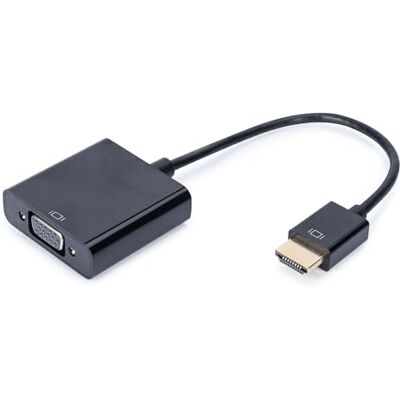 Digitus HDMI grafika audio adaptér, HDMI typ A na VGA + 3,5 mm jack, Full HD, UXGA, černá Digitus HDMI grafika audio adaptér, HDMI typ A na VGA + 3,5 mm jack, Full HD, UXGA, černá
