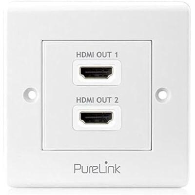 PureLink PureInstall PI105 High Speed HDMI přípojná zásuvka s kanálem Ethernet (HDMI A zdířka na HDMI A zdířku), certifikovaná, 2násobná, kabelový bič, 0,1 m PureLink PureInstall PI105 High Speed HDMI přípojná zásuvka s kanálem Ethernet (HDMI A zdířka na HDMI A zdířku), certifikovaná, 2násobná, kabelový bič, 0,1 m
