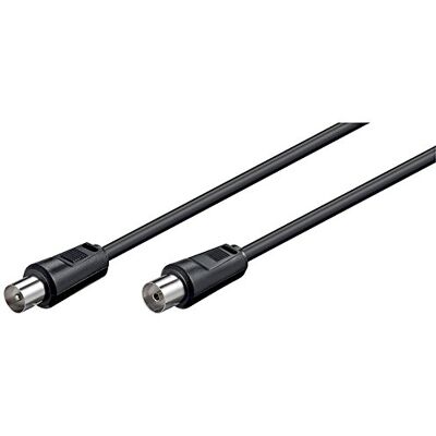 Goobay 50912 anténní kabel, poniklovaný koaxiální konektor na koaxiální zdířce, koaxiální kabel vhodný pro TV, HDTV, rádio, DVB-T2, DVB-S, DVB-S2, DVB-C, L, 2násobně stíněný, 70 dB, 75 Ohm, 15 m, Goobay 50912 anténní kabel, poniklovaný koaxiální konektor na koaxiální zdířce, koaxiální kabel vhodný pro TV, HDTV, rádio, DVB-T2, DVB-S, DVB-S2, DVB-C, L, 2násobně stíněný, 70 dB, 75 Ohm, 15 m,