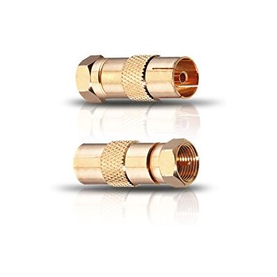 OEHLBACH Adapter F-Stecker, Koaxial m & w 2 STK. OEHLBACH Adapter F-Stecker, Koaxial m & w 2 STK.