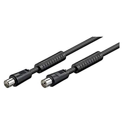 goobay 50729 anténní kabel 2,5 m / koaxiální konektor na koaxiální zdířku / SAT kabel 80 dB koaxiální kabel satelitní kabel / 2násobně stíněný / TV kabel s feritem / černý / televizní kabel 2,5 m goobay 50729 anténní kabel 2,5 m / koaxiální konektor na koaxiální zdířku / SAT kabel 80 dB koaxiální kabel satelitní kabel / 2násobně stíněný / TV kabel s feritem / černý / televizní kabel 2,5 m