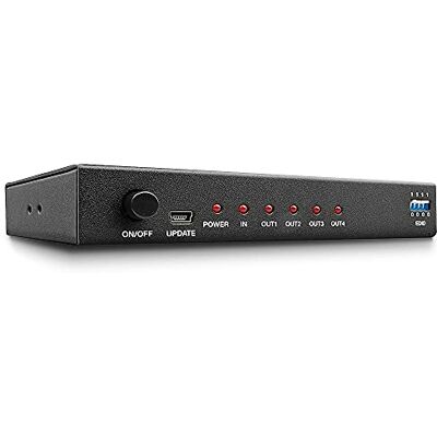 LINDY HDMI 4K Splitter 4 porty 3D, 2160p30 kompaktní splitter rozděluje jeden HDMI signál až na čtyři výstupy, pro Full HD až 1080p a také UHD až 4Kx2K (38159) LINDY HDMI 4K Splitter 4 porty 3D, 2160p30 kompaktní splitter rozděluje jeden HDMI signál až na čtyři výstupy, pro Full HD až 1080p a také UHD až 4Kx2K (38159)