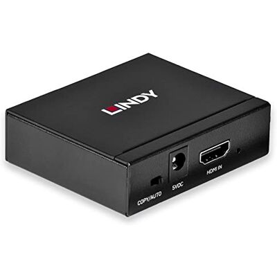 LINDY HDMI 4K Splitter 2 Port 3D, 2160p30 Kompakter Splitter, verteilt ein HDMI-Signal auf zwei Ausgänge, für Full HD bis 1080p und auch UHD bis 4Kx2K (38158) LINDY HDMI 4K Splitter 2 Port 3D, 2160p30 Kompakter Splitter, verteilt ein HDMI-Signal auf zwei Ausgänge, für Full HD bis 1080p und auch UHD bis 4Kx2K (38158)