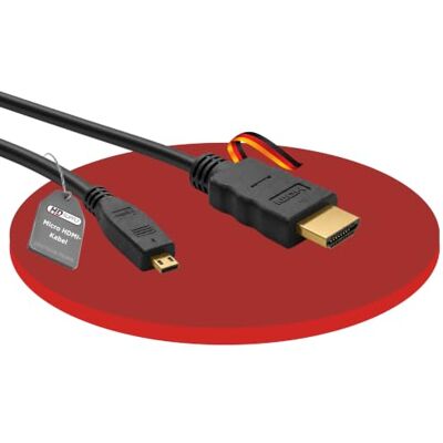HDSupply HC055-030E HDMI kabel HDMI HDMI Kabel HDMI-A male (19 pinů) do HDMI-D (19kolíkové) dvojité stíněné pozlacené kontakty, 3,0m černý HDSupply HC055-030E HDMI kabel HDMI HDMI Kabel HDMI-A male (19 pinů) do HDMI-D (19kolíkové) dvojité stíněné pozlacené kontakty, 3,0m černý