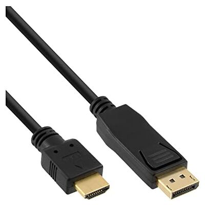 InLine DisplayPort na HDMI konvertor kabel, černý, 2 m InLine DisplayPort na HDMI konvertor kabel, černý, 2 m