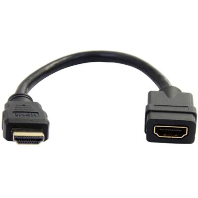 StarTech.com 15 cm High Speed HDMI Port Saver kabel St/Bu Ultra HD 4k x 2k HDMI kabel (HDMIEXTAA6IN) StarTech.com 15 cm High Speed HDMI Port Saver kabel St/Bu Ultra HD 4k x 2k HDMI kabel (HDMIEXTAA6IN)