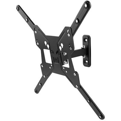One For All Držák na stěnu TV otočný 90° / sklopný/držák na televizi 13 až 65 palců VESA 75 x 75 až 400 x 400 – max. 30 kg – černý – WM2441 One For All Držák na stěnu TV otočný 90° / sklopný/držák na televizi 13 až 65 palců VESA 75 x 75 až 400 x 400 – max. 30 kg – černý – WM2441