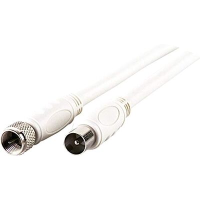 SCHWAIGER -KVCKHQ183 532-SAT-anténní kabel / 3 m připojovací kabel/konfekcionovaný/ 90 dB/ 2násobně stíněný/konektor F > konektor IEC / bílý SCHWAIGER -KVCKHQ183 532-SAT-anténní kabel / 3 m připojovací kabel/konfekcionovaný/ 90 dB/ 2násobně stíněný/konektor F > konektor IEC / bílý