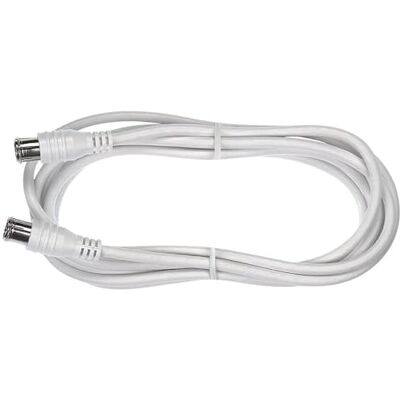 Axing SAK 251-00 vysoce stíněný SAT připojovací kabel, konektor Quickfix-F, 2,50 m bílý Axing SAK 251-00 vysoce stíněný SAT připojovací kabel, konektor Quickfix-F, 2,50 m bílý
