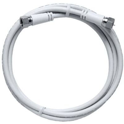 Axing MAK 200-80 dvojitě stíněný modemový kabel koaxiální kabel Class A s F-zástrčkou 2 m Axing MAK 200-80 dvojitě stíněný modemový kabel koaxiální kabel Class A s F-zástrčkou 2 m