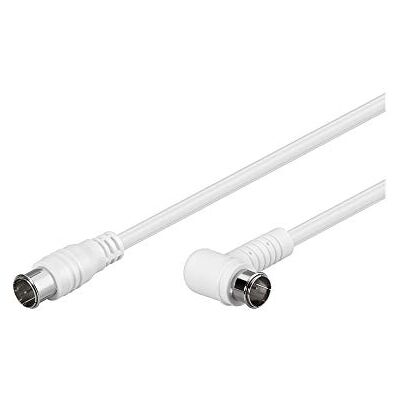 Goobay SAT anténní kabel 2,5 m úhlový, koaxiální kabel, 90° F-Quick konektor, 80 dB Goobay SAT anténní kabel 2,5 m úhlový, koaxiální kabel, 90° F-Quick konektor, 80 dB