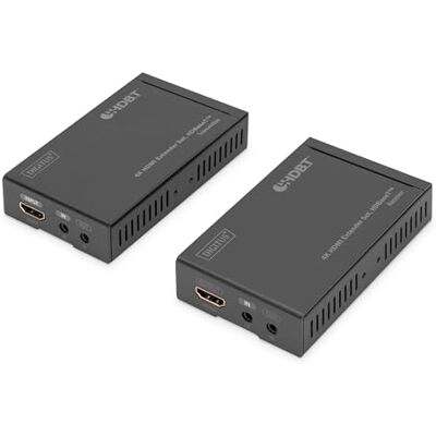 Digitus 4K HDMI Extender Set HDBaseT sada kabelů/adaptérů digitální/Display/Video síťový kabel CAT 5e 70 m Digitus 4K HDMI Extender Set HDBaseT sada kabelů/adaptérů digitální/Display/Video síťový kabel CAT 5e 70 m