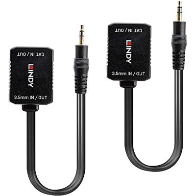 LINDY 70450 500 m Cat.6 analogový audio extender, 3,5 mm LINDY 70450 500 m Cat.6 analogový audio extender, 3,5 mm