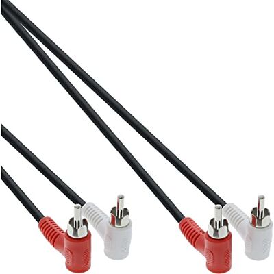 InLine Cinch kabel, 2x cinch St/St zahnutý, 1,2 m InLine Cinch kabel, 2x cinch St/St zahnutý, 1,2 m
