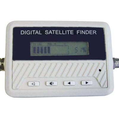 Axing SZU 17-02 Sat-Finder Digital Satelliten mit LED-Anzeige LCD-Display und Tonsignal Axing SZU 17-02 Sat-Finder Digital Satelliten mit LED-Anzeige LCD-Display und Tonsignal