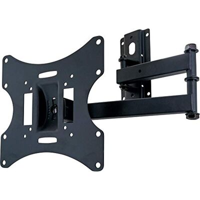 SCHWAIGER LWH050 011 TV nástěnný držák pro ploché obrazovky 58–107 cm (23–42 palců), držák pro LED 4K OLED, otočné rameno se 3 klouby, max. zatížení 30 kg, černý SCHWAIGER LWH050 011 TV nástěnný držák pro ploché obrazovky 58–107 cm (23–42 palců), držák pro LED 4K OLED, otočné rameno se 3 klouby, max. zatížení 30 kg, černý