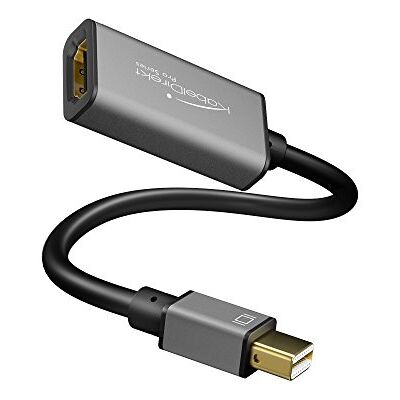 KabelDirekt – adaptér Mini-DisplayPort na HDMI – 4K/60Hz, PRO Series KabelDirekt – adaptér Mini-DisplayPort na HDMI – 4K/60Hz, PRO Series