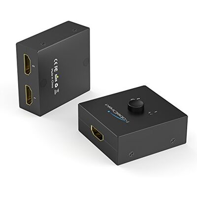 KabelDirekt – Obousměrný HDMI přepínač / Splitter – 4K, 1080p KabelDirekt – Obousměrný HDMI přepínač / Splitter – 4K, 1080p