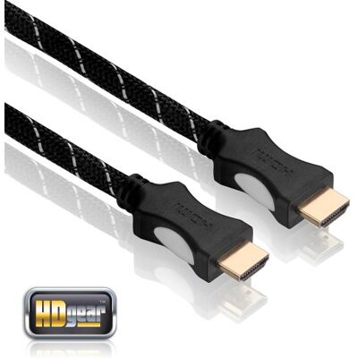 HDSupply HDGear HC0065-02B HDMI kabel s ethernetovým kanálem, oboustranná HDMI-A zástrčka (2,0 m) černý HDSupply HDGear HC0065-02B HDMI kabel s ethernetovým kanálem, oboustranná HDMI-A zástrčka (2,0 m) černý