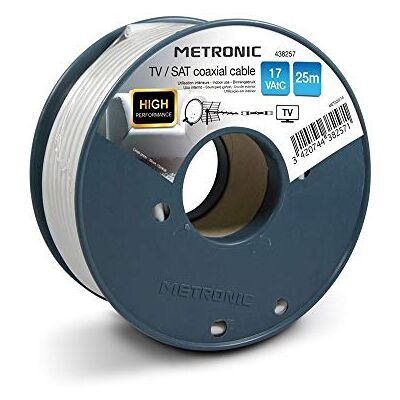 Metronic Cable Koaxial TV/SAT 17 VATC 25 m Metronic Cable Koaxial TV/SAT 17 VATC 25 m