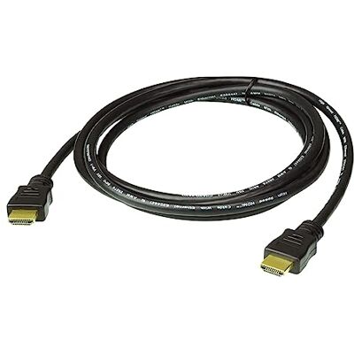 Aten 2L-7D02H-1 High Speed True 4K HDMI Kabel mit Ethernet, schwarz, 2 m Aten 2L-7D02H-1 High Speed True 4K HDMI Kabel mit Ethernet, schwarz, 2 m