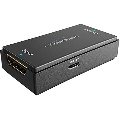 KabelDirekt – Aktivní HDMI repeater – až 50 m – 4K@60Hz, HDCP 2.2 KabelDirekt – Aktivní HDMI repeater – až 50 m – 4K@60Hz, HDCP 2.2
