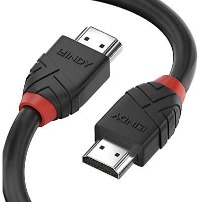LINDY 36471 1m High Speed HDMI kabel, Black Line LINDY 36471 1m High Speed HDMI kabel, Black Line
