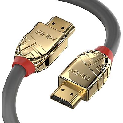 LINDY 37861 High Speed HDMI kabel, 1m zlatý LINDY 37861 High Speed HDMI kabel, 1m zlatý