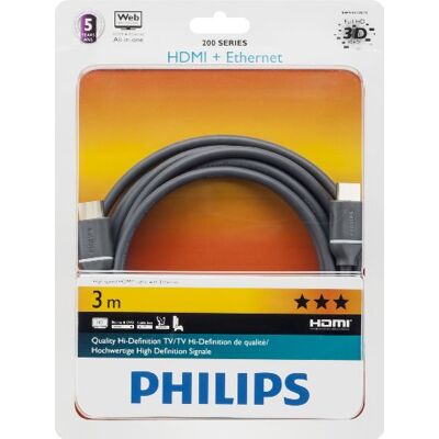 Philips HDMI spojovací kabel 3,0 m Philips HDMI spojovací kabel 3,0 m