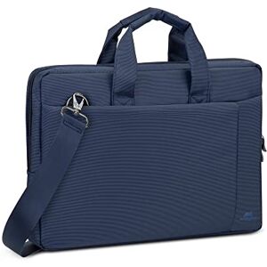 RIVACASE Brašna na laptop do 15,6" – kompaktní taška s navíc polstrovanou přihrádkou na notebook a velkým úložným prostorem – modrá RIVACASE Brašna na laptop do 15,6" – kompaktní taška s navíc polstrovanou přihrádkou na notebook a velkým úložným prostorem – modrá