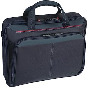 Targus CN31 Classic Clamshell Case taška na laptop 15,6 palců, pohodlná taška přes rameno s polstrovaným ramenním popruhem, taška na notebook s vnitřními přihrádkami – černá Targus CN31 Classic Clamshell Case taška na laptop 15,6 palců, pohodlná taška přes rameno s polstrovaným ramenním popruhem, taška na notebook s vnitřními přihrádkami – černá