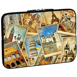 Pedea Designové ochranné pouzdro Notebook taška do 15,6 palců (39,6 cm), Vintage Travel Pedea Designové ochranné pouzdro Notebook taška do 15,6 palců (39,6 cm), Vintage Travel