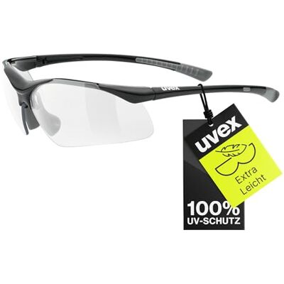Uvex Sportovní brýle Sportstyle 223, black grey/clear, one size Uvex Sportovní brýle Sportstyle 223, black grey/clear, one size