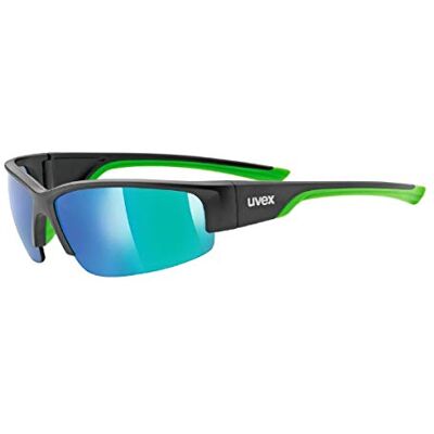Uvex Sportovní brýle Sportstyle 215, black matt green/green, one size Uvex Sportovní brýle Sportstyle 215, black matt green/green, one size