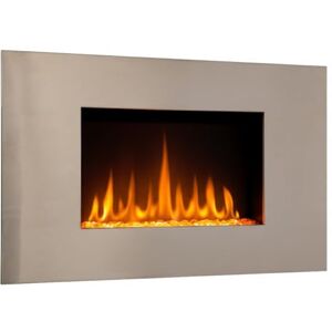 Chemin'Arte Elektrokamin mit heizung Edelstahl Wandkamin LED Kamin- Wandmontage Fernbedienung Heizung 2000W Chemin'Arte Elektrokamin mit heizung Edelstahl Wandkamin LED Kamin- Wandmontage Fernbedienung Heizung 2000W