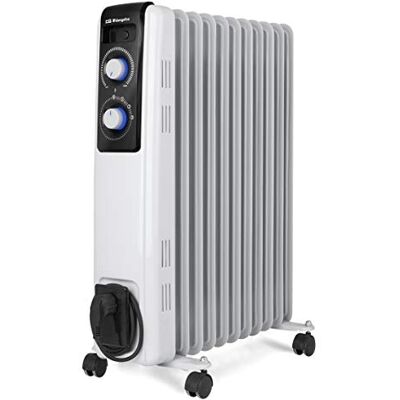 Orbegozo RF 2500, olejový radiátor, modulární konstrukce s 11 prvky, 2500 W, bílý Orbegozo RF 2500, olejový radiátor, modulární konstrukce s 11 prvky, 2500 W, bílý
