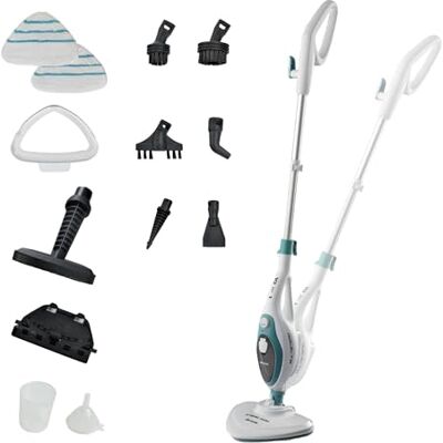 Ariete Parní čistič 4164 10 v 1, 1500 W, nádrž na vodu 350 cc, odstraňuje až 99 % bakterií, pro všechny podlahy, přenosná trvalá pára 18 minut, neomezená autonomie, bílý Ariete Parní čistič 4164 10 v 1, 1500 W, nádrž na vodu 350 cc, odstraňuje až 99 % bakterií, pro všechny podlahy, přenosná trvalá pára 18 minut, neomezená autonomie, bílý