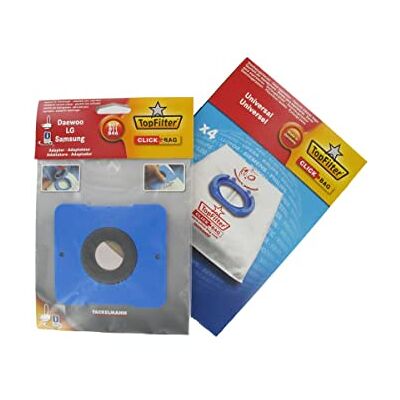 Top Filter Adaptateur Click Bag pour aspirateurs AEG 480 et Samsung 807/811/846 Top Filter Adaptateur Click Bag pour aspirateurs AEG 480 et Samsung 807/811/846